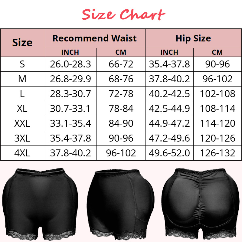 CXZD Women Hip Pads Fake Ass Butt Lifter Booties Enhancer Booty Buttocks Trimmer Waist Trainer Shapewear Body Tummy Shaper